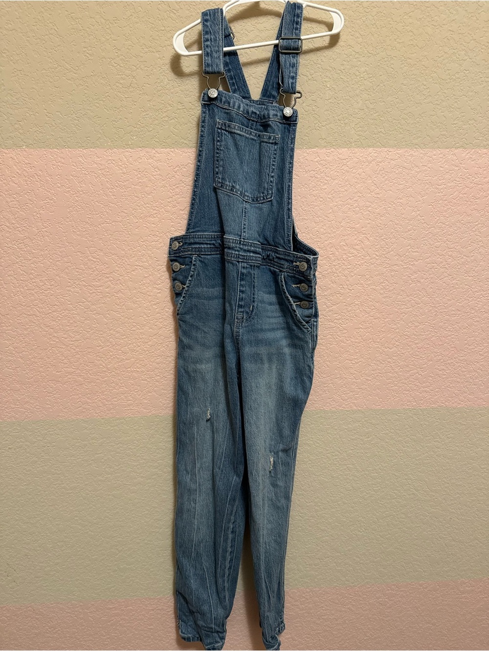 Cat & Jack Light Blue Denim Overalls